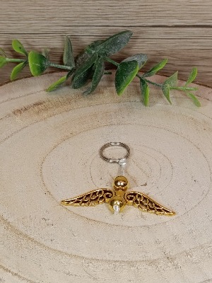 Přívěsek zlatý anděl s křídly