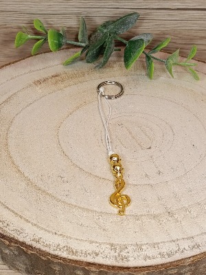 Přívěsek zlatý houslový klíč